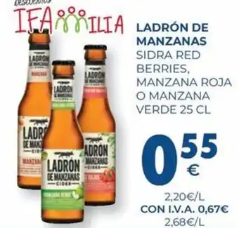 CashDiplo LADRÓN DE MANZANAS Sidra red berries manzana roja o manzana verde oferta