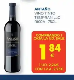 CashDiplo ANTAÑO Vino tinto tempranillo rioja oferta