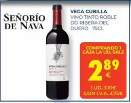 CashDiplo VEGA CUBILLA Vino tinto roble do ribera del duero oferta