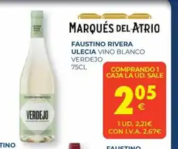 CashDiplo FAUSTINO RIVERO ULECIA Vino blanco verdejo oferta