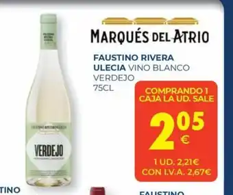 CashDiplo FAUSTINO RIVERO ULECIA Vino blanco verdejo oferta