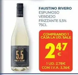CashDiplo FAUSTINO RIVERO Espumoso verdejo frizzante oferta