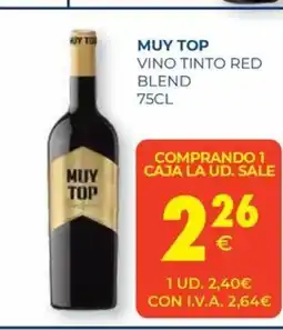 CashDiplo MUY TOP Vino Tinto red blend oferta