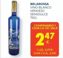 CashDiplo BELAROSSA Vino blanco verdejo semidulce oferta