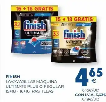 CashDiplo FINISH Lavavajillas maquina ultimate plus o regular oferta