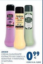 CashDiplo ANIAN Crema suavizante extracto de cebolla, keratina y pantenol oferta