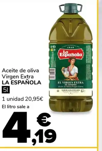 Supeco LA ESPAÑOLA Aceite de oliva Virgen Extra oferta