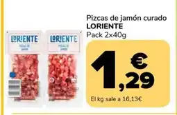 Supeco LORIENTE Pizcas de jamón curado oferta