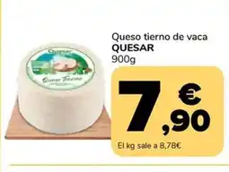 Supeco QUESAR Queso tierno de vaca oferta
