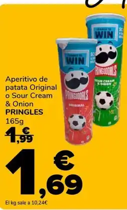 Supeco PRINGLES Aperitivo de patata Original o Sour Cream & Onion oferta