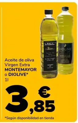 Supeco MONTEMAYOR o DIOLIVE Aceite de oliva Virgen Extra oferta