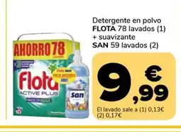 Supeco FLOTA Detergente en polvo oferta