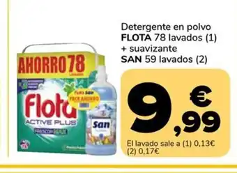 Supeco FLOTA Detergente en polvo oferta