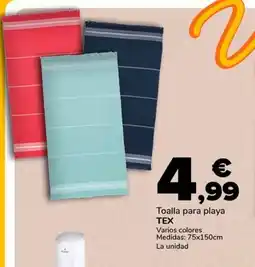 Supeco Toalla para playa oferta