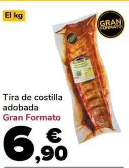 Supeco Tira de costilla adobada Gran Formato oferta