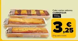 Supeco CARREFOUR Cake varios sabores oferta