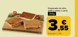 Supeco Empanada de atún, pollo y setas o carne oferta