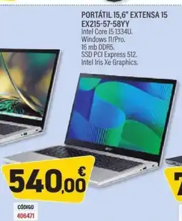 Carlin Portátil 15,6" extensa 15 oferta