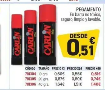 Carlin Pegamento oferta