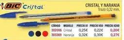 Carlin BIC Cristal y naranja oferta