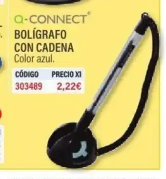 Carlin Q-CONNECT Bolígrafo con cadena oferta