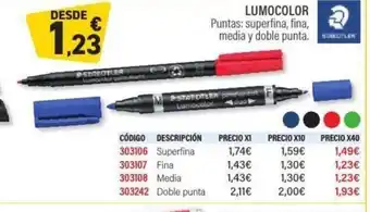 Carlin Lumocolor oferta