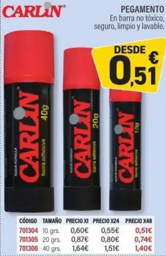 Carlin CARLIN Pegamento oferta