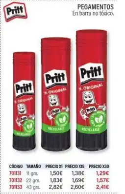 Carlin PRITT Pegamentos oferta