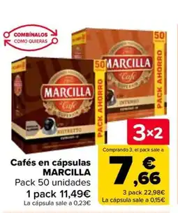 Carrefour MARCILLA Cafés en cápsulas oferta