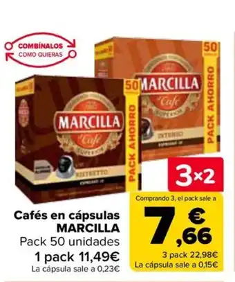 Carrefour MARCILLA Cafés en cápsulas oferta