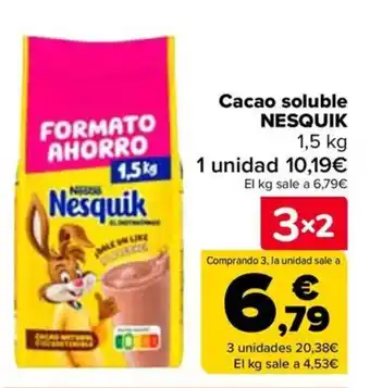 Carrefour NESQUIK Cacao soluble oferta