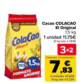 Carrefour COLACAO Cacao El Original oferta
