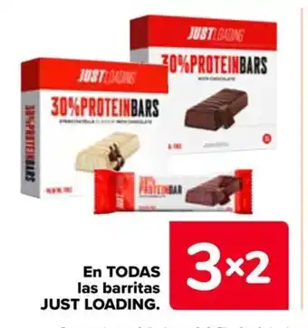 Carrefour JUSTLOADING En todas las barritas oferta