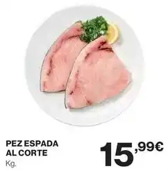 El Corte Inglés Pez espada al corte oferta