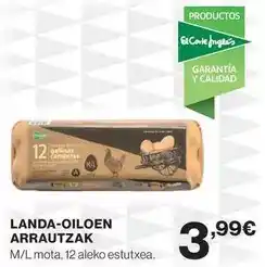 El Corte Inglés Landa-oiloen oferta