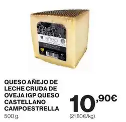 El Corte Inglés Estrella - queso anejo de leche cruda de oveja igp queso oferta