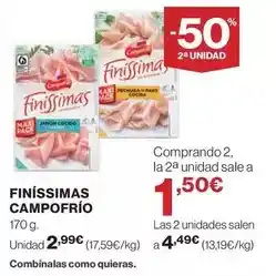 El Corte Inglés Campofrío - finissimas oferta