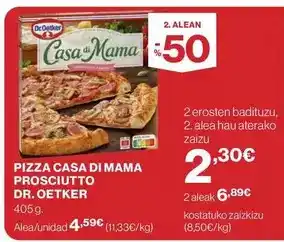 El Corte Inglés Dr oetker - pizza casa di mama oferta