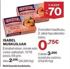 El Corte Inglés Isabel - muskulluak oferta