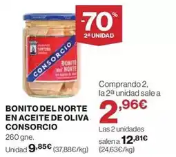 El Corte Inglés Consorcio - bonito del norte en aceite de oliva oferta
