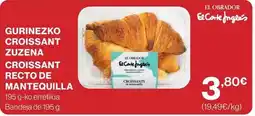 El Corte Inglés Obrador - croissant recto de mantequilla oferta