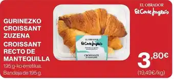 El Corte Inglés Obrador - croissant recto de mantequilla oferta