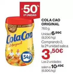 El Corte Inglés Cola cao - original oferta