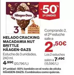 El Corte Inglés Häagen-dazs - helado cracking macadamia nut brittle oferta