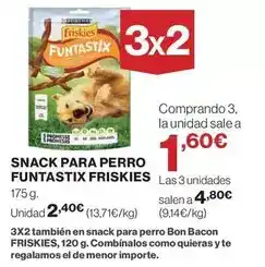 El Corte Inglés Purina - snack para perro funtastix friskies oferta