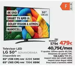 El Corte Inglés Lg - televisor led 50 oferta