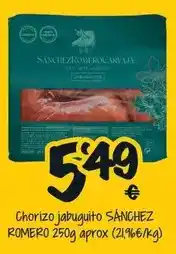 Cash Fresh Chorizo jabuguito sanchez romero oferta