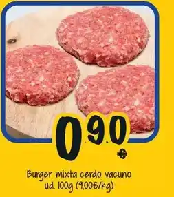Cash Fresh Mixta - burger cerdo vacuno oferta