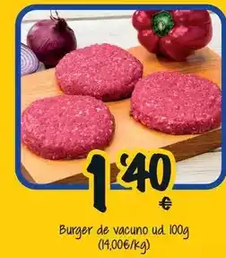 Cash Fresh Burger de vacuno oferta