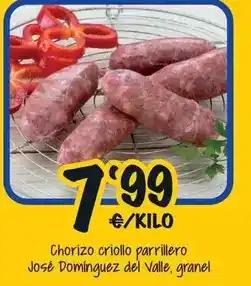 Cash Fresh Ahumados domínguez - chorizo criollo parrillero oferta